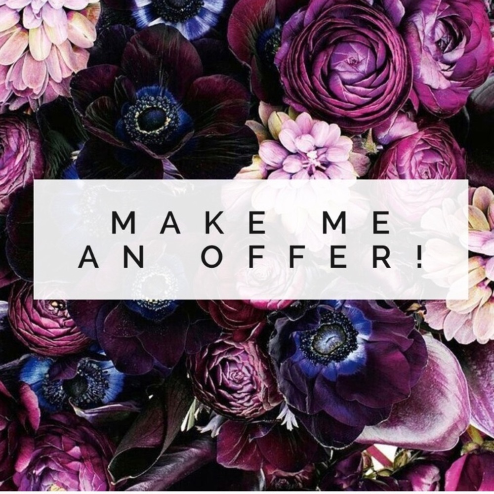 💜Offers always welcomed💜